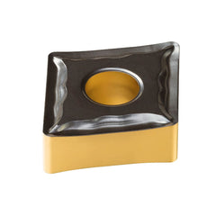 Turning Insert:  CNMG 12 04 16-MF 4415, TiCN, Al2O3 & TiN Finish,  Neutral,  0.0625″ Corner Radius,  N/A Series  CNMG-MF (ISO P)