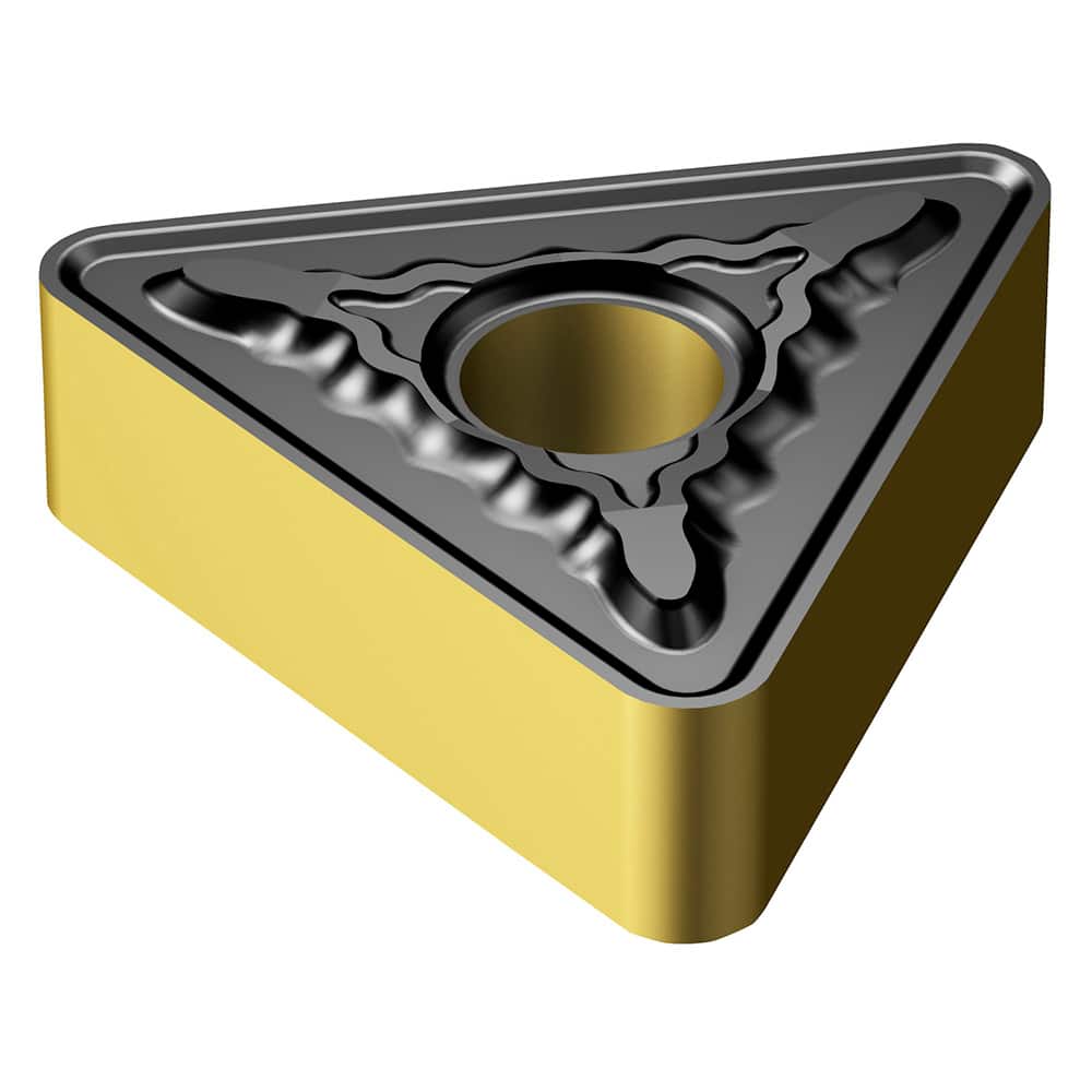 Turning Insert:  TNMG 22 04 08-MR 4415, TiCN, Al2O3 & TiN Finish,  Neutral,  0.0313″ Corner Radius,  N/A Series  TNMG-MR (ISO P)