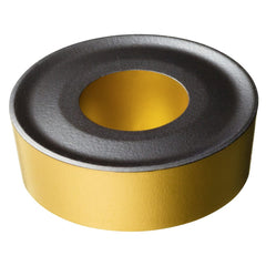 Turning Insert:  RCMX 16 06 00 4425,  Solid Carbide TiCN, Al2O3 & TiN Finish,  Neutral,  0.3150″ Corner Radius,  N/A Series  RCMX