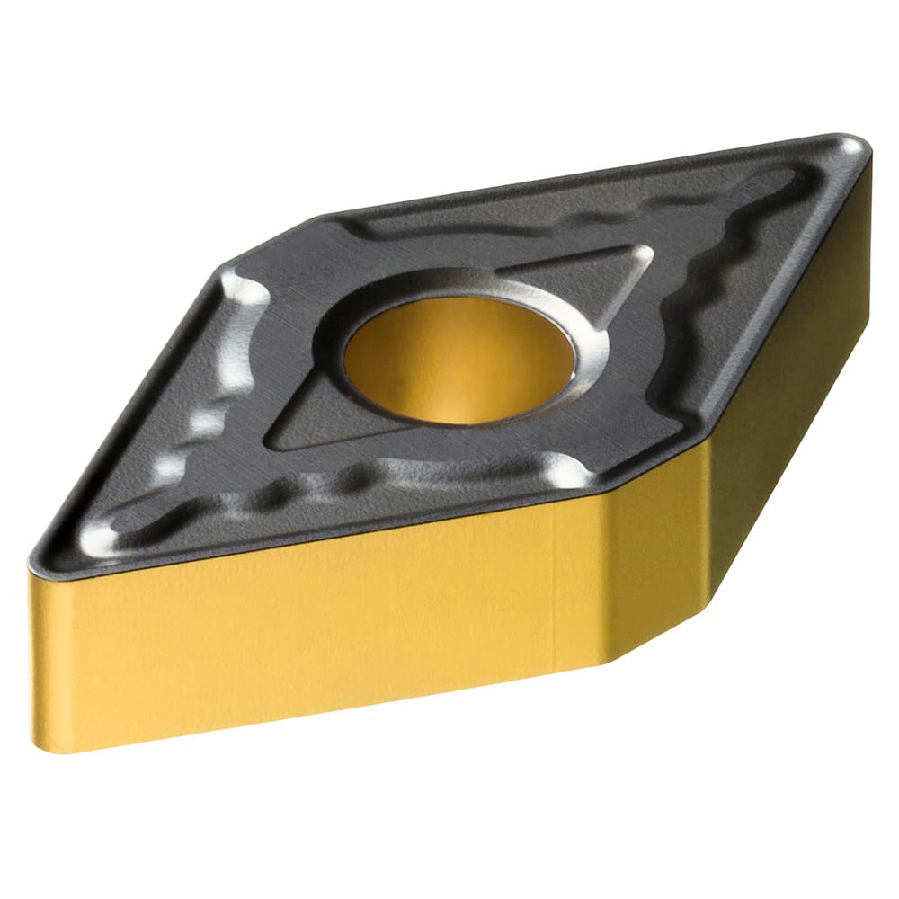Turning Insert:  DNMG 15 06 08-MR 4425,  Solid Carbide TiCN, Al2O3 & TiN Finish,  Neutral,  0.0313″ Corner Radius,  N/A Series  DNMG-MR (ISO P)
