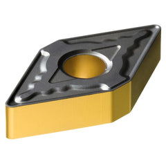 Turning Insert:  DNMG 15 06 16-MR 4425,  Solid Carbide TiCN, Al2O3 & TiN Finish,  Neutral,  0.0625″ Corner Radius,  N/A Series  DNMG-MR (ISO P)