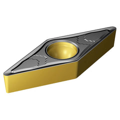 Turning Insert:  VBMT 16 04 04-PMC 4415, TiCN, Al2O3 & TiN Finish,  Neutral,  0.0156″ Corner Radius,  N/A Series  VBMT-PMC