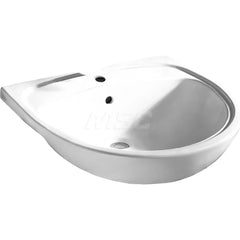 Sinks; Type: Drop-In Sink; Outside Length: 19-1/16; Outside Width: 24; Outside Height: 7-1/2; Inside Length: 11-7/8; Inside Width: 17-7/16; Depth (Inch): 5-1/2; Number of Compartments: 1.000; Includes Items: Cut-Out Template; Drop-In Sink; Material: Firec