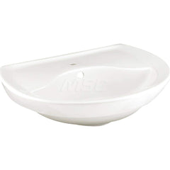 Sinks; Type: Wall-Hung Sink; Outside Length: 17; Outside Width: 18-1/2; Outside Height: 8-1/2; Inside Length: 10-3/4; Inside Width: 14-1/4; Depth (Inch): 6; Number of Compartments: 1.000; Includes Items: Sink Only; Material: Vitreous China; Minimum Order