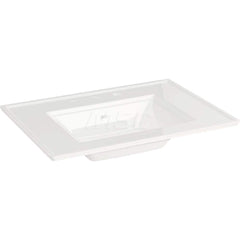 Sinks; Type: Above Counter Sink; Outside Length: 18; Outside Width: 24; Outside Height: 7-1/8; Inside Length: 11; Inside Width: 16; Depth (Inch): 5; Number of Compartments: 1.000; Includes Items: Cut-Out Template; Above Counter Sink; Material: Fine Firecl