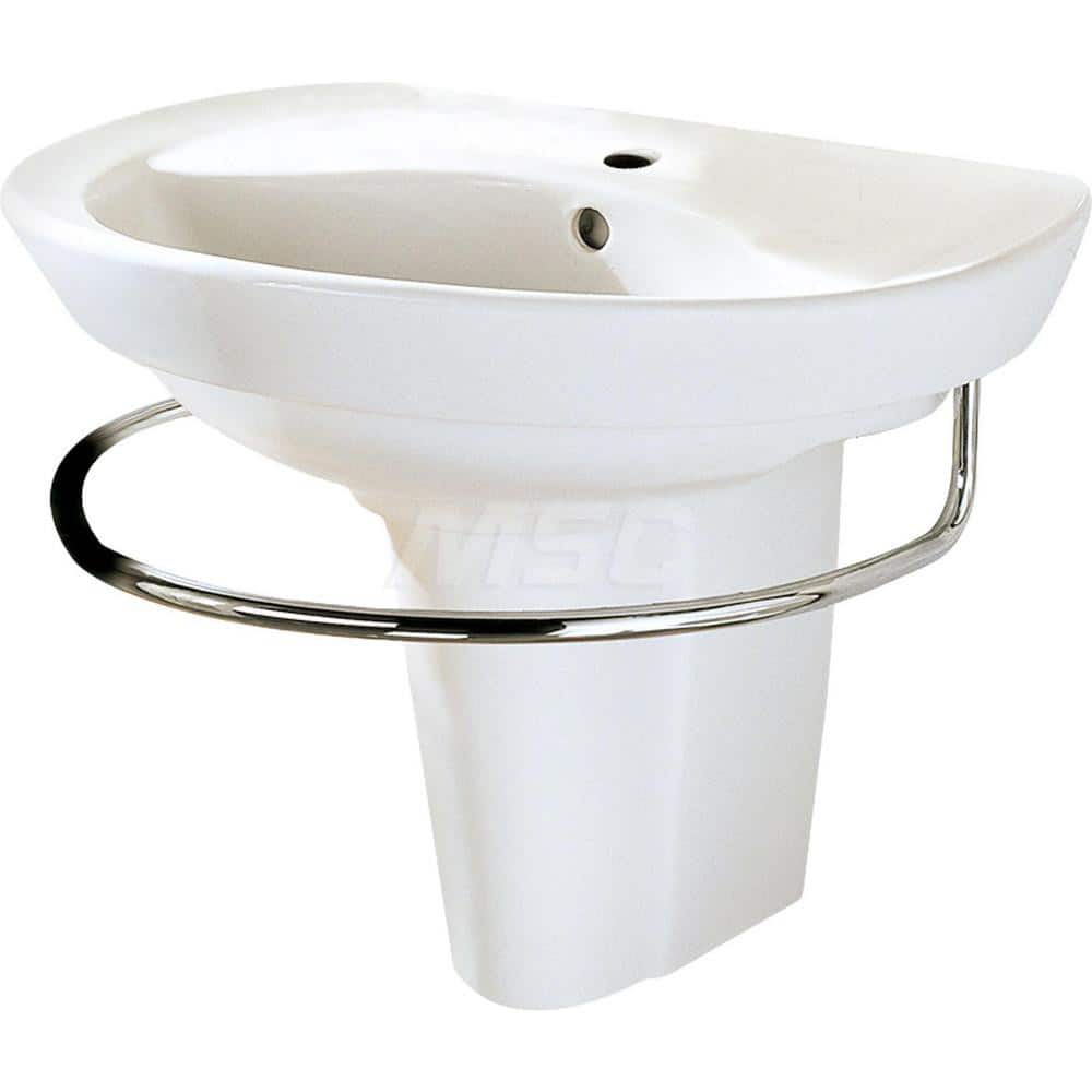 Sink Trap Fittings & Parts; Type: Semi-Pedestal Leg; For Pipe Size: 0; Material: Vitreous China; Finish/Coating: White; Type: Semi-Pedestal Leg; Type: Semi-Pedestal Leg; Material: Vitreous China