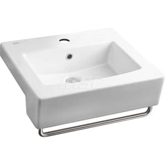 Sinks; Type: Drop-In Sink; Outside Length: 16-3/8; Outside Width: 16-3/8; Outside Height: 6-3/4; Inside Length: 9-3/8; Inside Width: 12-1/2; Depth (Inch): 4-3/4; Number of Compartments: 1.000; Includes Items: Cut-Out Template; Drop-In Sink; Material: Vitr