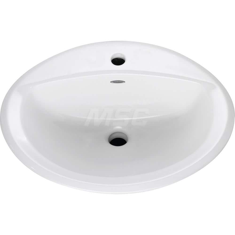 Sinks; Type: Wall-Hung Sink; Outside Length: 18-1/4; Outside Width: 20-1/2; Outside Height: 12-1/8; Inside Length: 10; Inside Width: 15; Depth (Inch): 6-1/2; Number of Compartments: 1.000; Includes Items: Wall-Hung Sink; Wall Hanger; Material: Vitreous Ch