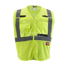 High Visibility Vest: Small & Medium Yellow, Snaps Closure