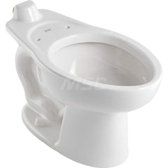 Toilets; Type: Back Spud Toilet Bowl with Slotted Rim; Bowl Shape: Elongated; Mounting Style: Floor; Gallons Per Flush: 1.6; Overall Height: 15; Overall Width: 14; Overall Depth: 28-1/4; Rim Height: 15; Trapway Size: 2-1/8; Rough In Size: 10.00 - 12.00; M