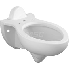 Toilets; Type: Back Spud Toilet Bowl; Bowl Shape: Elongated; Mounting Style: Wall; Gallons Per Flush: 1.6; Overall Height: 13-3/4; Overall Width: 14; Overall Depth: 25; Rim Height: 15-1/2; Trapway Size: 2-1/8; Rough In Size: 12.00; Material: Vitreous Chin