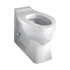 Toilets; Type: Back Spud Bowl with Integral Seat & Seat Holes; Bowl Shape: Elongated; Mounting Style: Floor; Gallons Per Flush: 1.6; Overall Height: 17-1/8; Overall Width: 13-3/4; Overall Depth: 24-7/8; Rim Height: 17; Trapway Size: 2; Rough In Size: 10.0