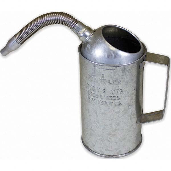 Funnel King - Can & Hand-Held Oilers Type: Measure Pump Material: Steel - Industrial Tool & Supply