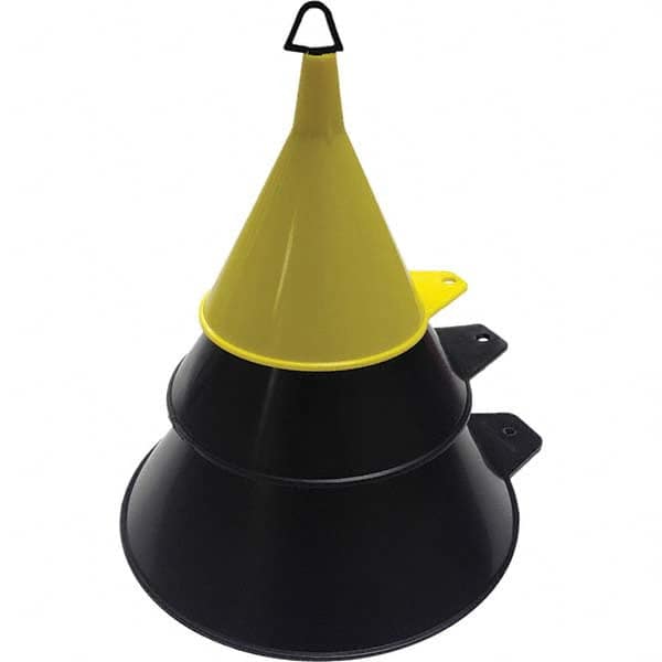 Funnel King - Oil Funnels & Can Oiler Accessories Type: Funnel Set Material: Polyethylene - Industrial Tool & Supply