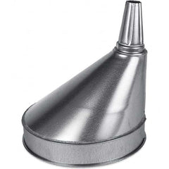 Funnel King - Oil Funnels & Can Oiler Accessories Type: Funnel Material: Galvanized Steel - Industrial Tool & Supply