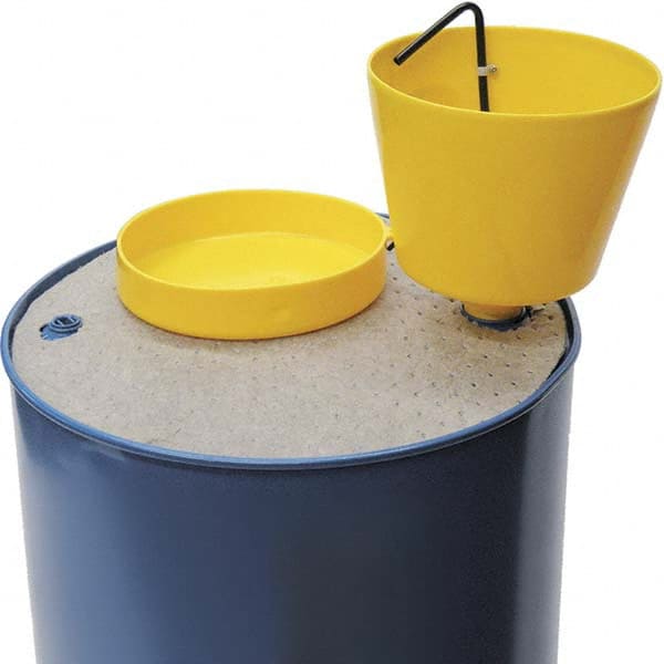 Funnel King - Drum Funnels & Funnel Covers Type: Drum Funnel w/Cover Compatible Drum/Pail Capacity (Gal.): 2 - Industrial Tool & Supply