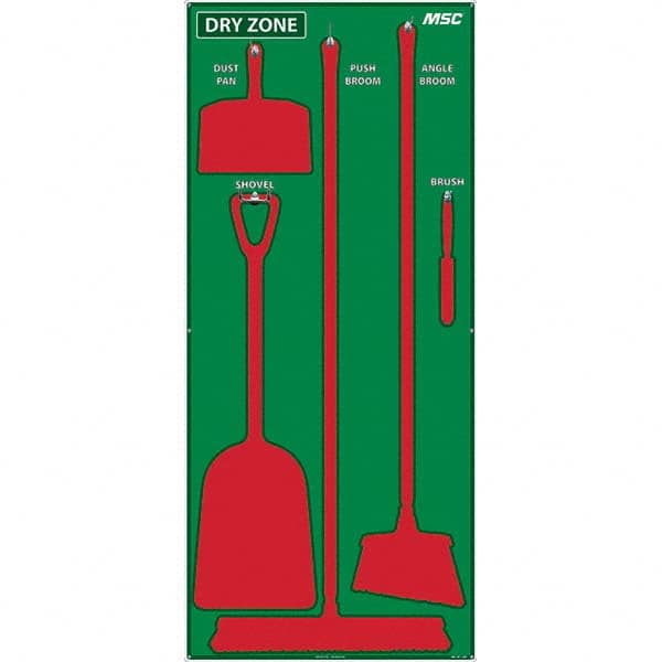 NMC - 30 x 68" Aluminum Composite Panel Shadow Board - Industrial Tool & Supply