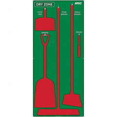 NMC - 30 x 68" Aluminum Composite Panel Shadow Board - Industrial Tool & Supply