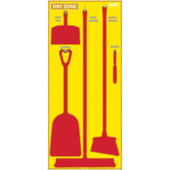 NMC - 30 x 68" Aluminum Shadow Board - Industrial Tool & Supply