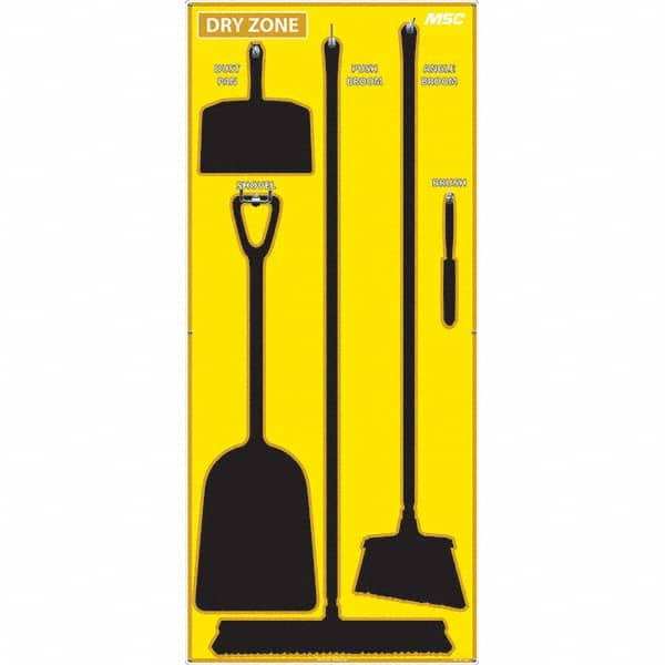 NMC - 30 x 68" Aluminum Shadow Board - Industrial Tool & Supply