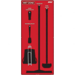 NMC - 30 x 68" Aluminum Shadow Board - Industrial Tool & Supply