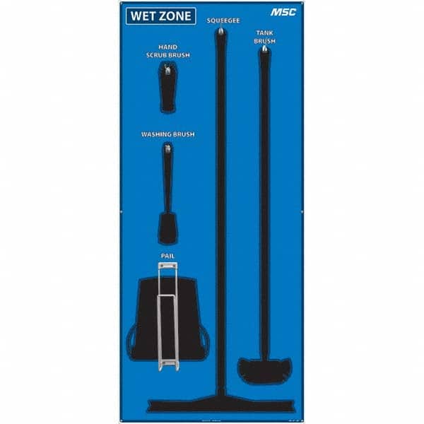 NMC - 30 x 68" Aluminum Composite Panel Shadow Board - Industrial Tool & Supply