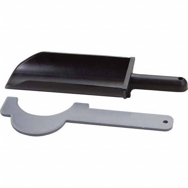 Grease Gun Couplers, Nozzles & Accessories; Product Type: Grease Scoop & Swipe Set; Accessory Type: Grease Scoop & Swipe Set; Material: Polypropylene Copolymer; Finish: Smooth Plastic; Color: Gray; Black; Length (Decimal Inch): 12.6000; Includes: Scoop; S