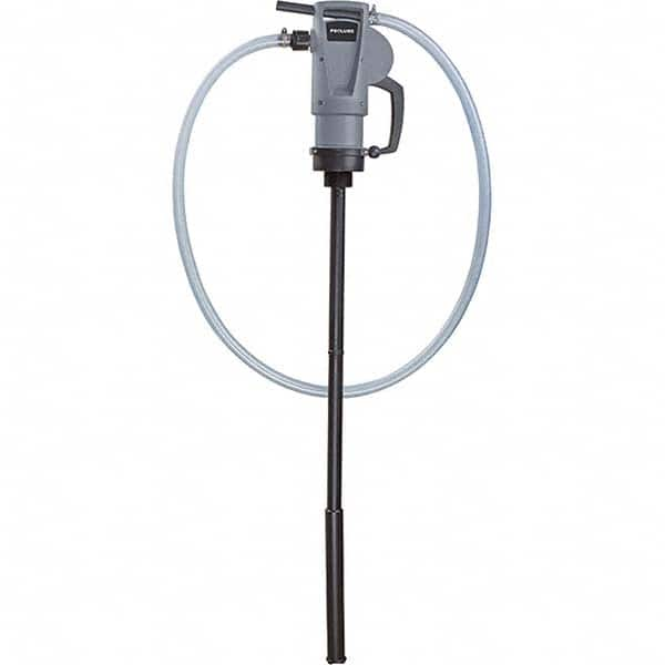 Lever Hand Pump: 1 PINT/STROKE, Corrosive Lubrication, Polypropylene, Viton & Inox