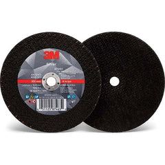 3M - 4 x 0.05, 3/8" Hole 60 Grit Ceramic Cutoff Wheel - Industrial Tool & Supply