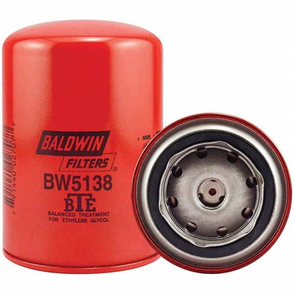 Baldwin Filters - 11/16 Thread 5-3/8" OAL x 3-11/16" OD Automotive Coolant Filter - Industrial Tool & Supply