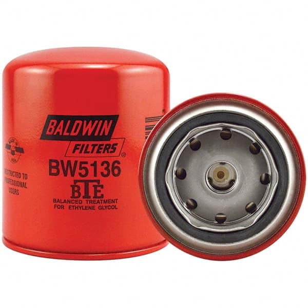 Baldwin Filters - 11/16 Thread 4-3/8" OAL x 3-11/16" OD Automotive Coolant Filter - Industrial Tool & Supply