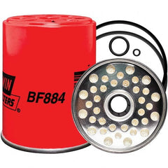 Baldwin Filters - 4-7/16" OAL x 3-15/32" OD Automotive Fuel Filter - Industrial Tool & Supply