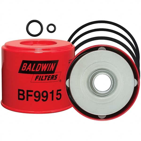 Baldwin Filters - 2-13/16" OAL x 3-7/16" OD Automotive Fuel Filter - Industrial Tool & Supply