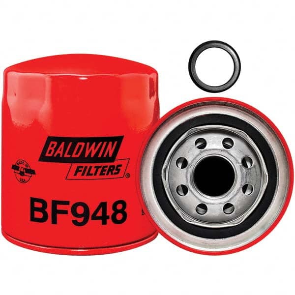 Baldwin Filters - 1 Thread 4-3/8" OAL x 3-11/16" OD Automotive Fuel Filter - Industrial Tool & Supply