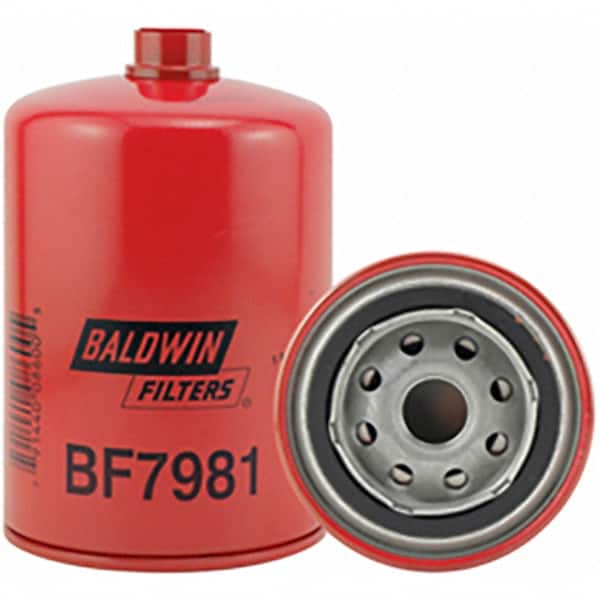 Baldwin Filters - 13/16 Thread 6-1/8" OAL x 3-11/16" OD Automotive Fuel Filter - Industrial Tool & Supply