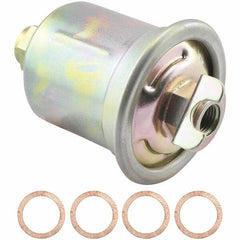 Baldwin Filters - 3-31/32" OAL x 2-17/32" OD Automotive Fuel Filter - Industrial Tool & Supply