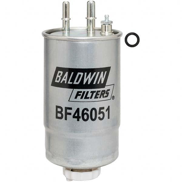 Baldwin Filters - 8-1/16" OAL x 3-1/2" OD Automotive Fuel Filter - Industrial Tool & Supply