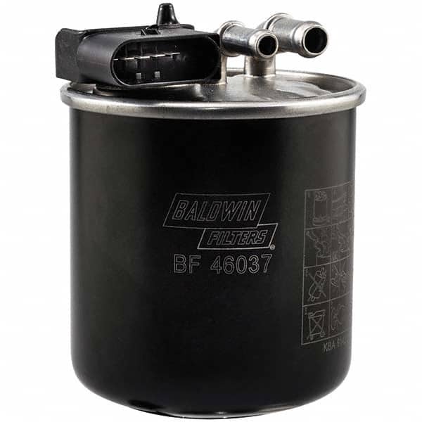 Baldwin Filters - 4-27/32" OAL x 3-17/32" OD Automotive Fuel Filter - Industrial Tool & Supply