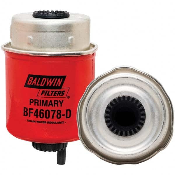 Baldwin Filters - 5-9/32" OAL x 3-1/8" OD Automotive Fuel Filter - Industrial Tool & Supply