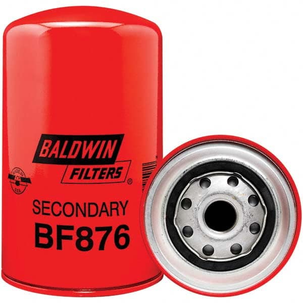 Baldwin Filters - 7/8 Thread 7-11/32" OAL x 4-1/4" OD Automotive Fuel Filter - Industrial Tool & Supply