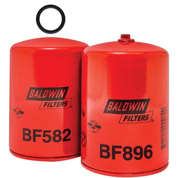 Baldwin Filters - 13/16 Thread 5-21/32" OAL x 3-11/16" OD Automotive Fuel Filter - Industrial Tool & Supply