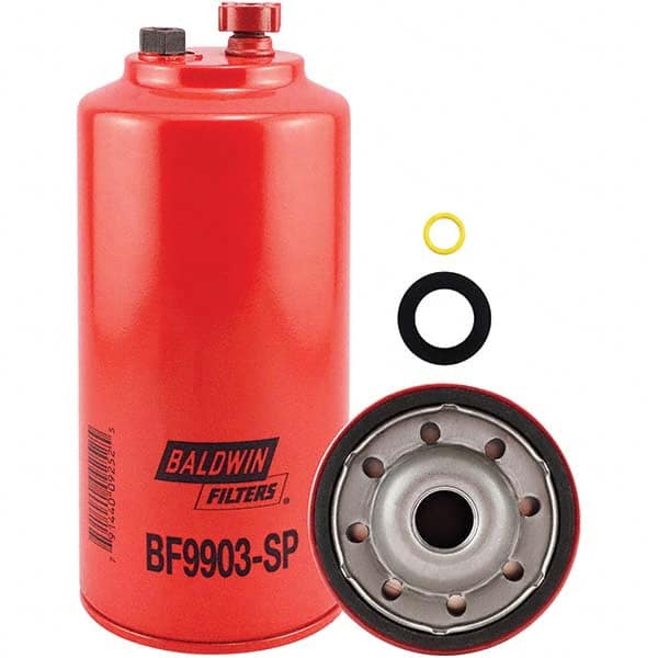 Baldwin Filters - 1 Thread 9-7/32" OAL x 4-1/4" OD Automotive Fuel/Water Separator Element - Industrial Tool & Supply