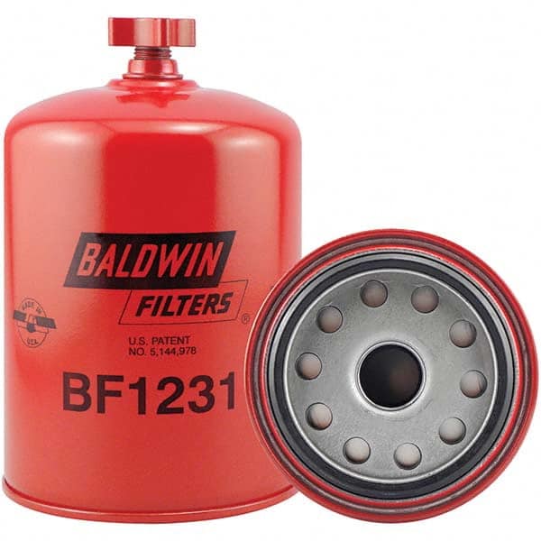 Baldwin Filters - 1 Thread 6-25/32" OAL x 4-5/16" OD Automotive Fuel/Water Separator Element - Industrial Tool & Supply