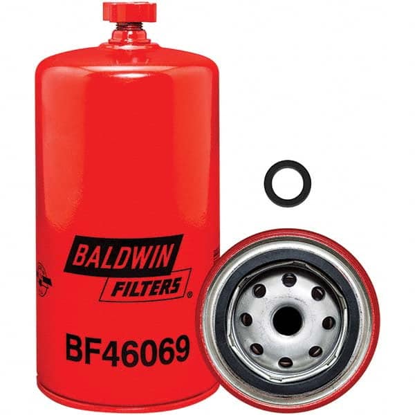 Baldwin Filters - 7-31/32" OAL x 3-23/32" OD Automotive Fuel/Water Separator Element - Industrial Tool & Supply