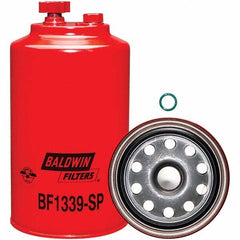 Baldwin Filters - 1 Thread 8-1/8" OAL x 4-9/32" OD Automotive Fuel/Water Separator Element - Industrial Tool & Supply