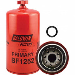 Baldwin Filters - 1 Thread 7-13/32" OAL x 3-11/16" OD Automotive Fuel/Water Separator Element - Industrial Tool & Supply