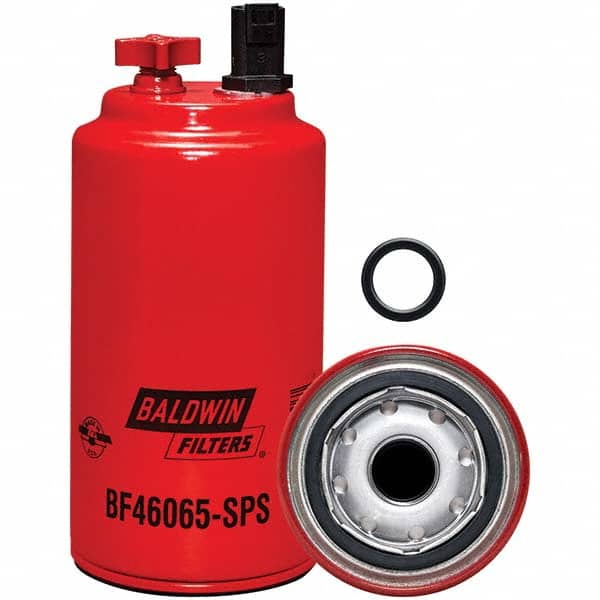 Baldwin Filters - 1 Thread 8-3/8" OAL x 3-21/32" OD Automotive Fuel/Water Separator Element - Industrial Tool & Supply