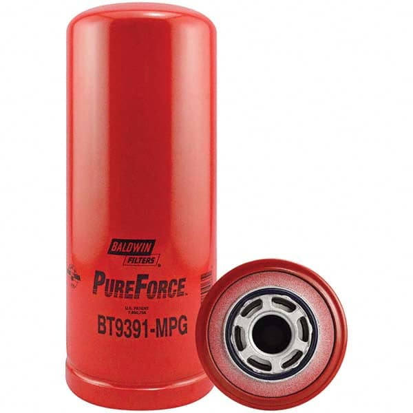 Baldwin Filters - 1-3/8 Thread 11-17/32" OAL x 4-23/32" OD Automotive Hydraulic Filter - Industrial Tool & Supply