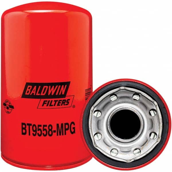 Baldwin Filters - 1-1/4 Thread 8-3/32" OAL x 4-21/32" OD Automotive Hydraulic Filter - Industrial Tool & Supply