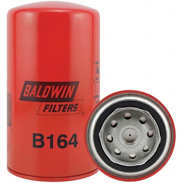 Baldwin Filters - 5/8 Thread 6-5/8" OAL x 3-11/16" OD Automotive Oil Filter - Industrial Tool & Supply